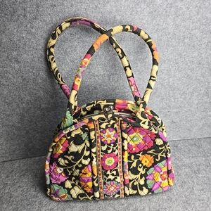 Vera Bradley Kiss Lock Purse Handbag Bag SUZANI Bohemian Boho Chic Floral